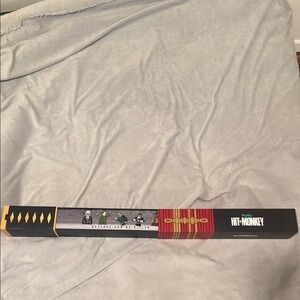 Hit-Monkey Box with Black and Red Design